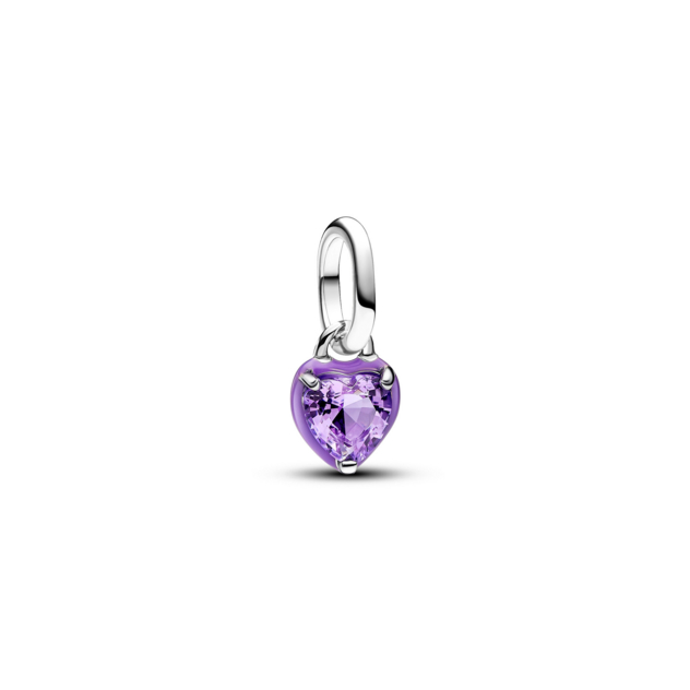 PANDORA Pandora ME Violettes Chakra-Herz Mini-Charm 50% Rabatt mit kostenlosem Versand