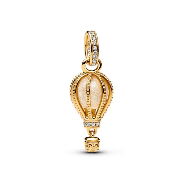 PANDORA Funkelnder Klarer Heißluftballon Charm-Anhänger