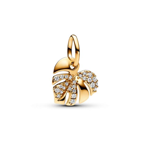 PANDORA Funkelndes Monstera Blatt Charm-Anhänger Begrenzt auf 3 Tage