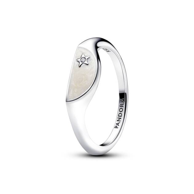 PANDORA Pandora ME Halbierter Emaille Siegelring
