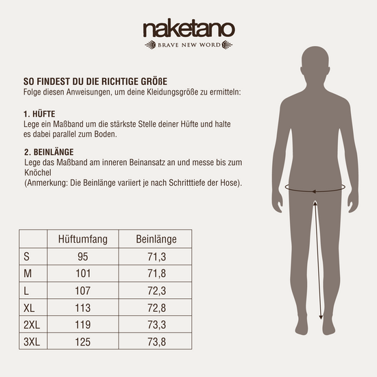 Naketano Schnellbumser 2.0 - Grey Melange im Angebot