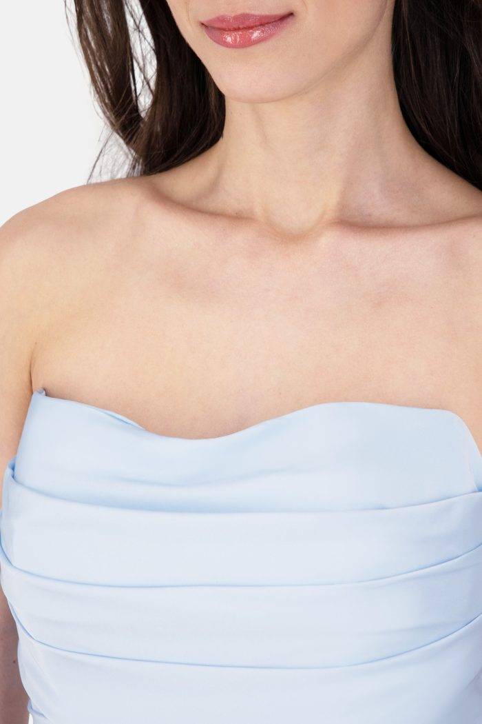 Prestije Maxikleid Satin Rückenfrei Angebote