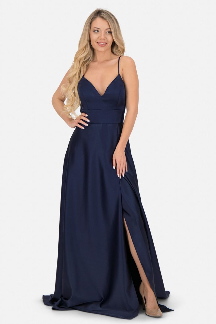 Prestije Maxikleid mit Spaghettiträgern Criss Cross Hotsell